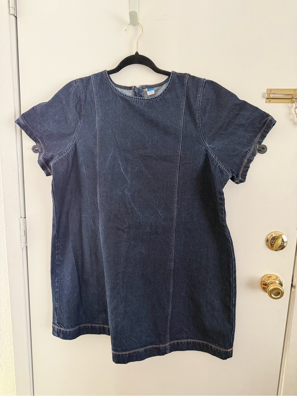 Old Navy Dark Blue Denim Mini Dress